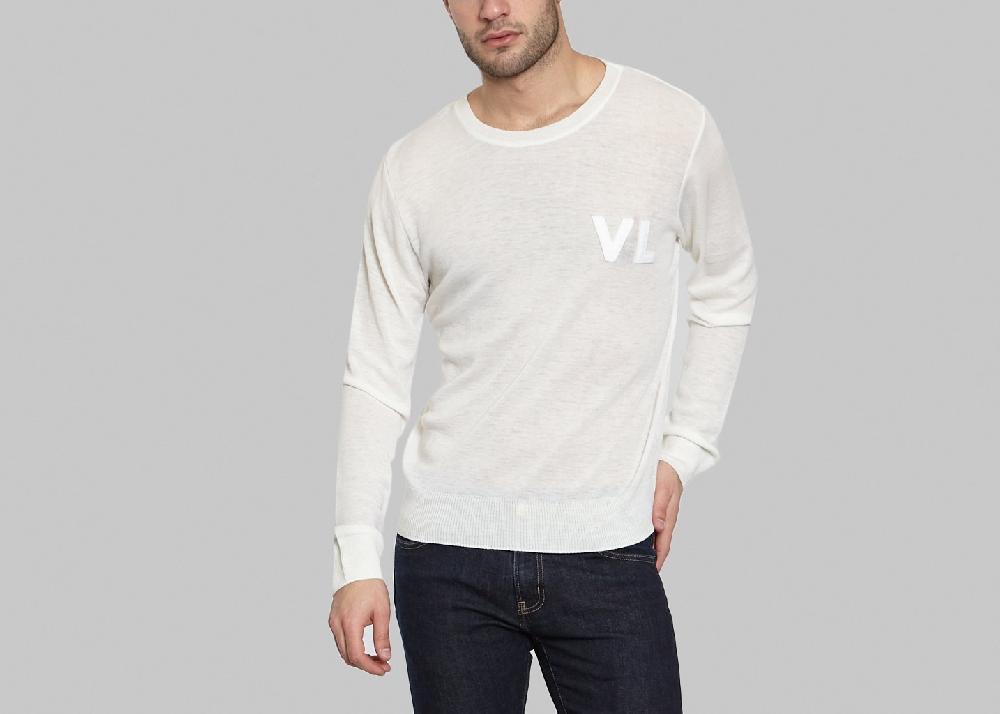 l'exception Pull Ville Lumière Blanc Ville Lumière