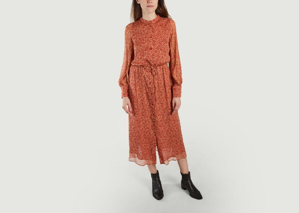 L'exception Robe à Fleurs Paisley Rose Sessùn