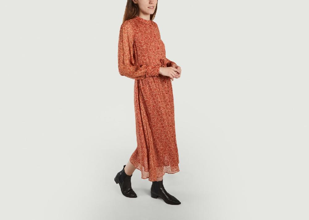 L'exception Robe à Fleurs Paisley Rose Sessùn