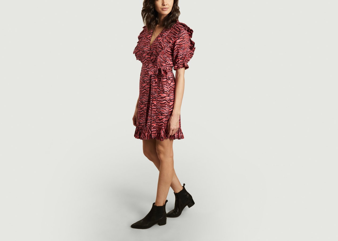 L'exception Robe à Volants Sunny Rose Roseanna