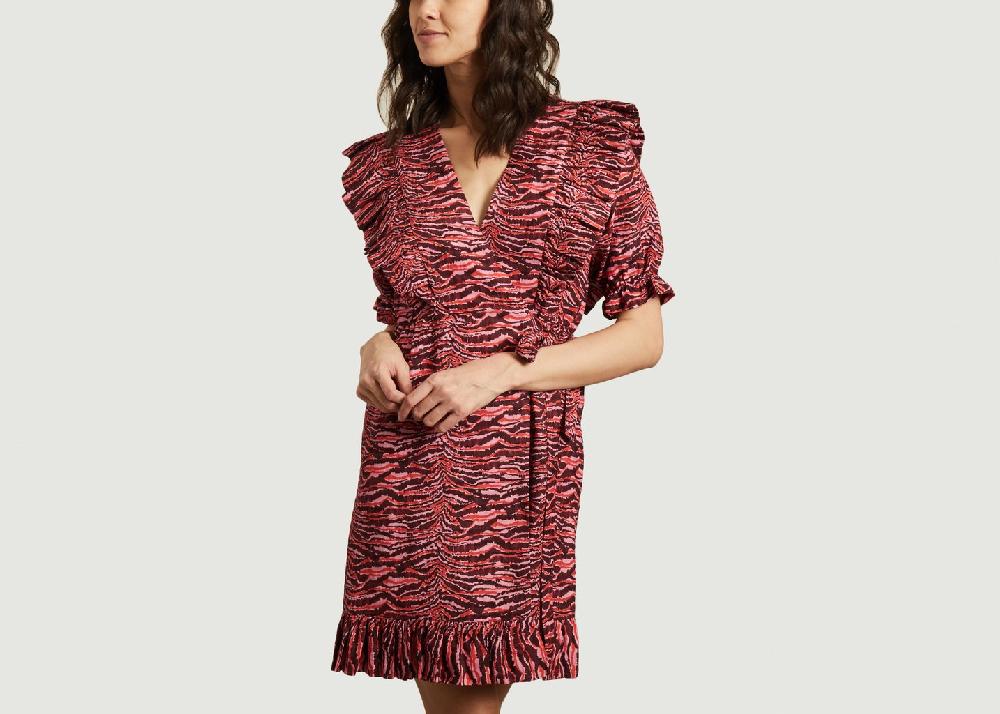l'exception Robe à volants Sunny Rose Roseanna