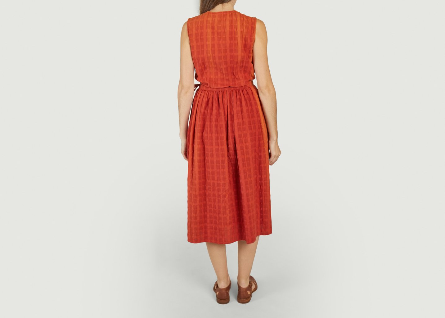 L'exception Robe Amapola Rouge Thinking Mu