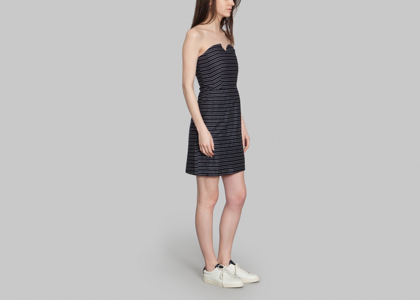 L'exception Robe Anna Bleu Marine Margaux Lonnberg