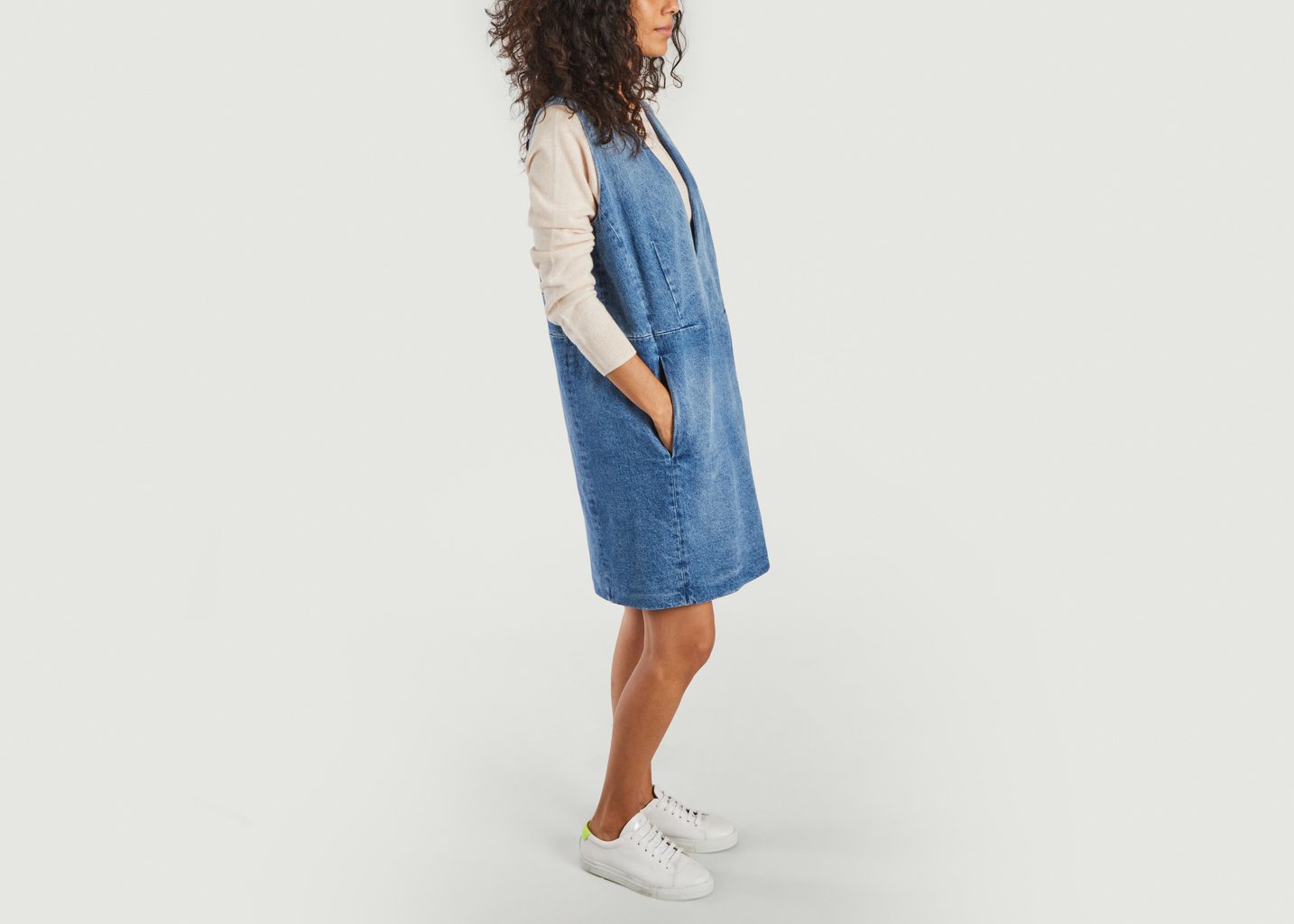L'exception Robe Bleu MM6 Maison Margiela