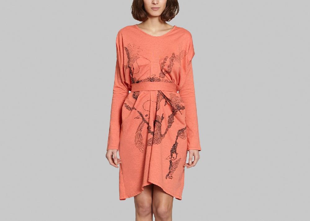 l'exception Robe Cache Cache Corail Ambrym