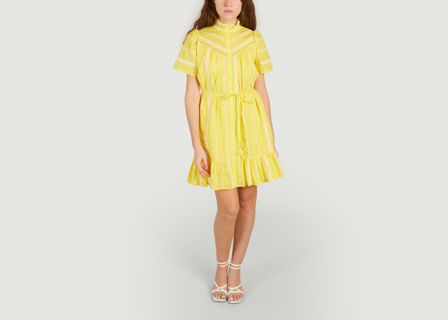 L'exception Robe Chalva Jaune Suncoo