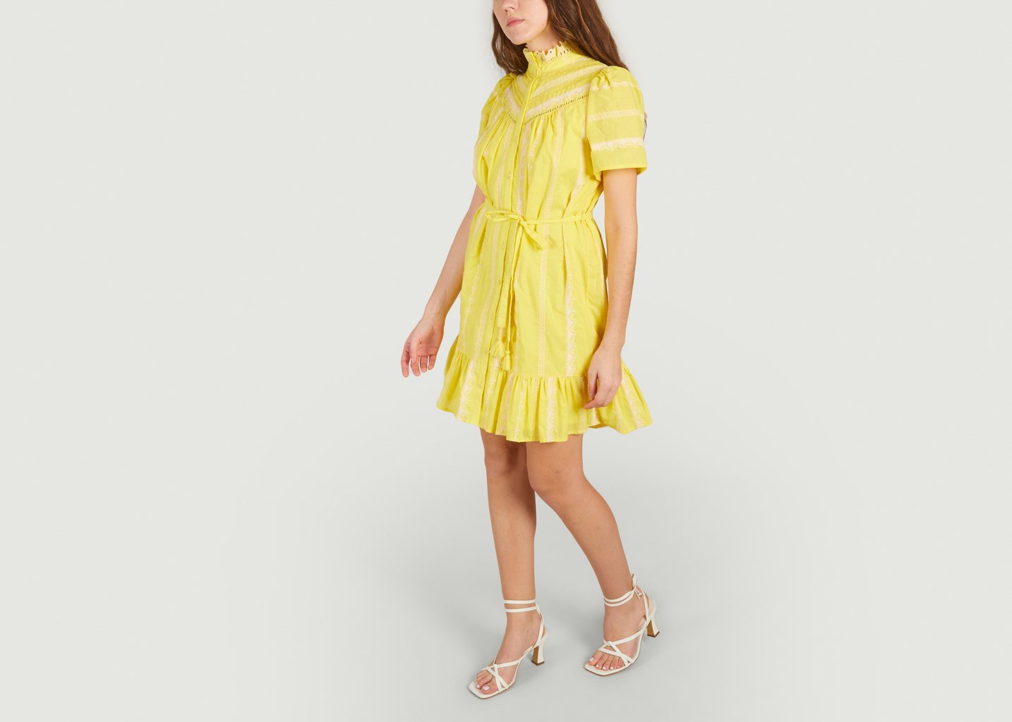 L'exception Robe Chalva Jaune Suncoo