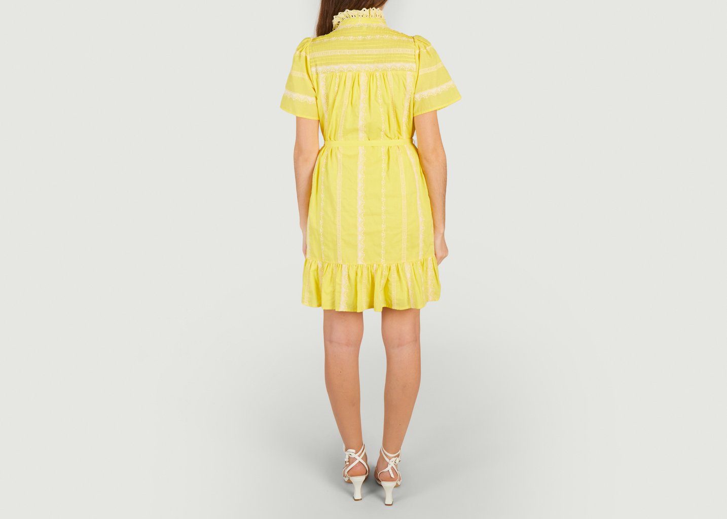 L'exception Robe Chalva Jaune Suncoo