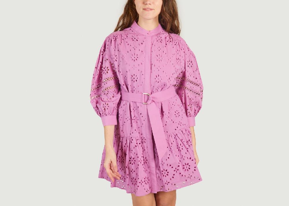 L'exception Robe Chalva Mauve Suncoo