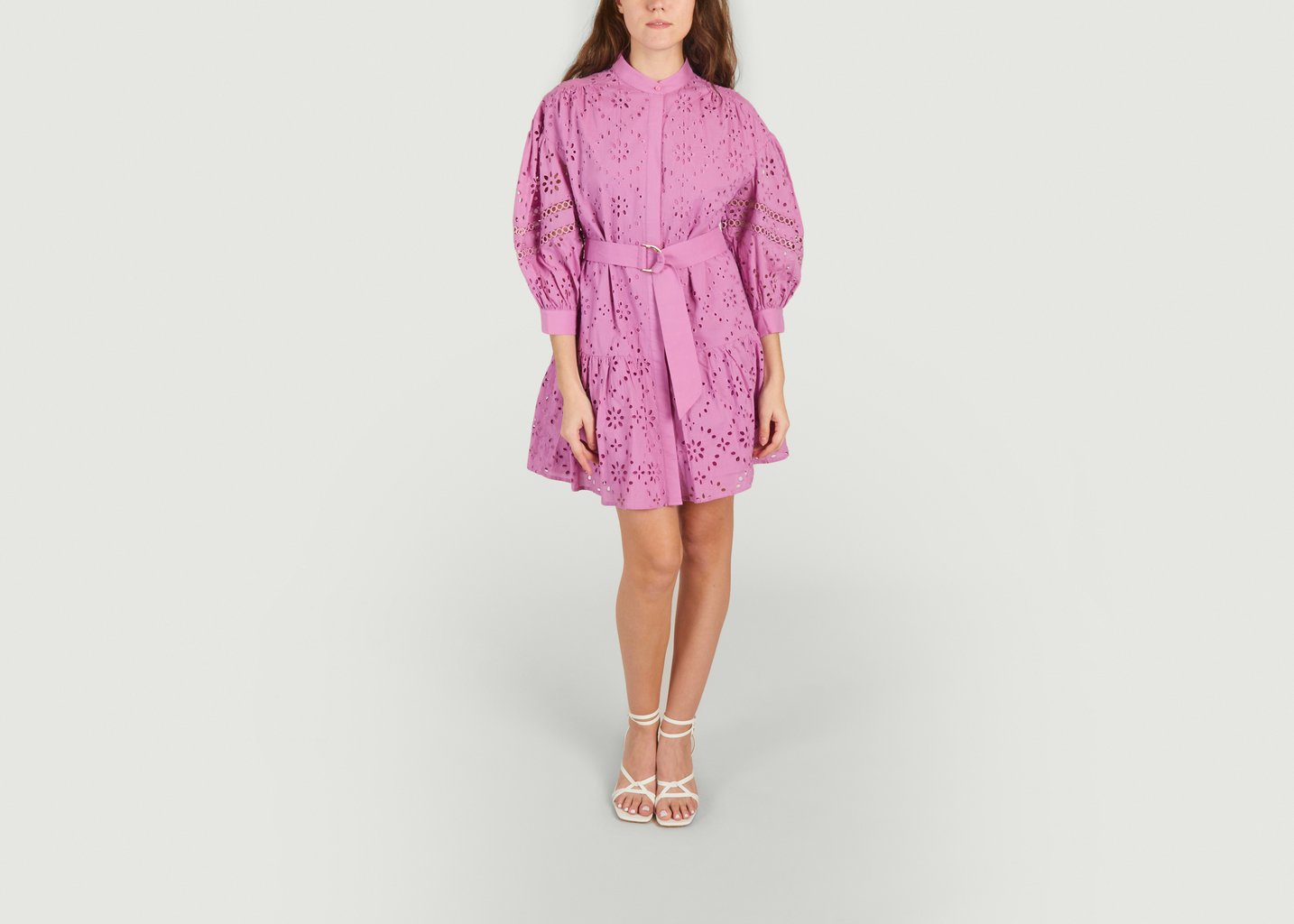 l'exception Robe Chalva Mauve Suncoo