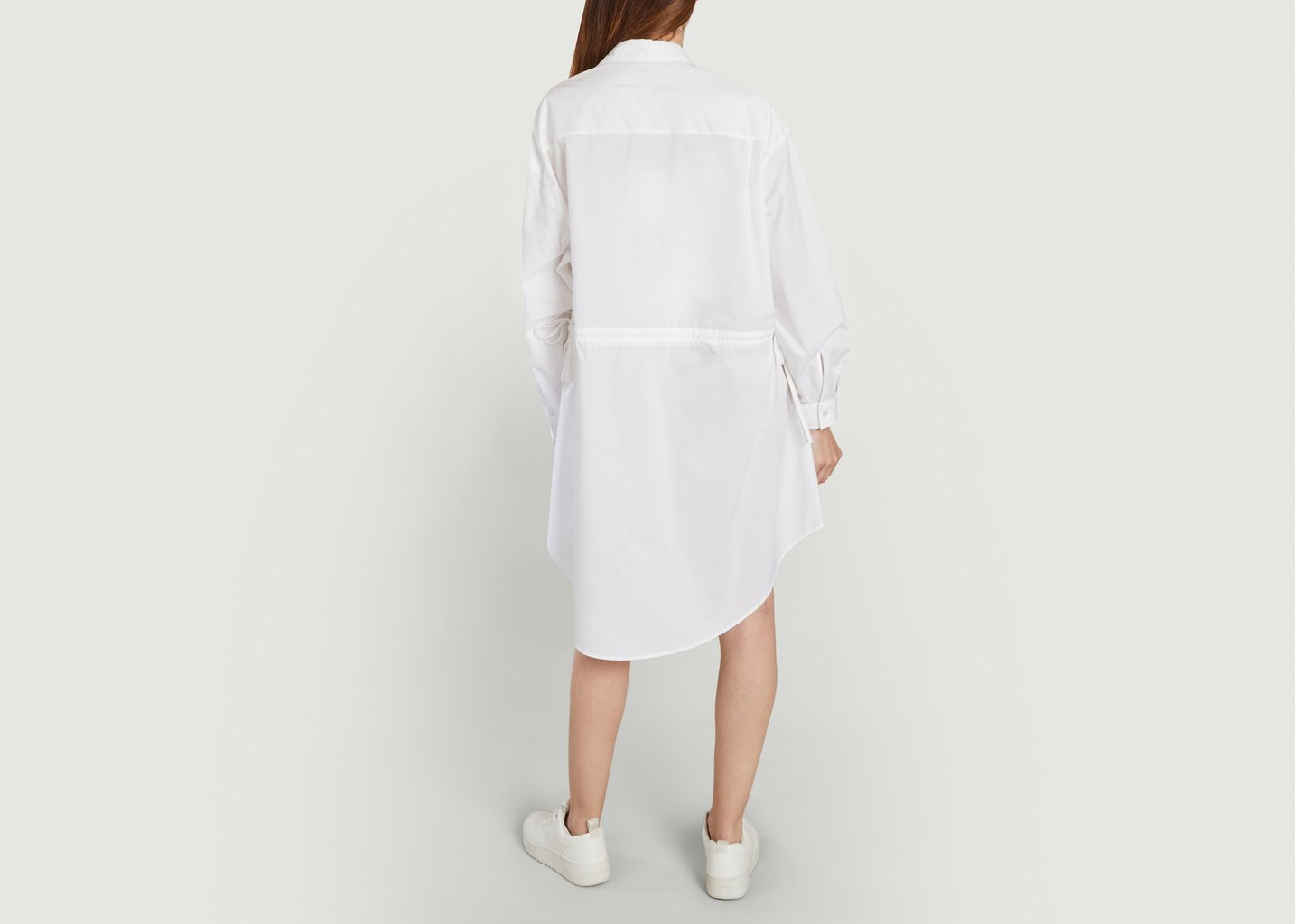 L'exception Robe Chemise Blanc MM6 Maison Margiela