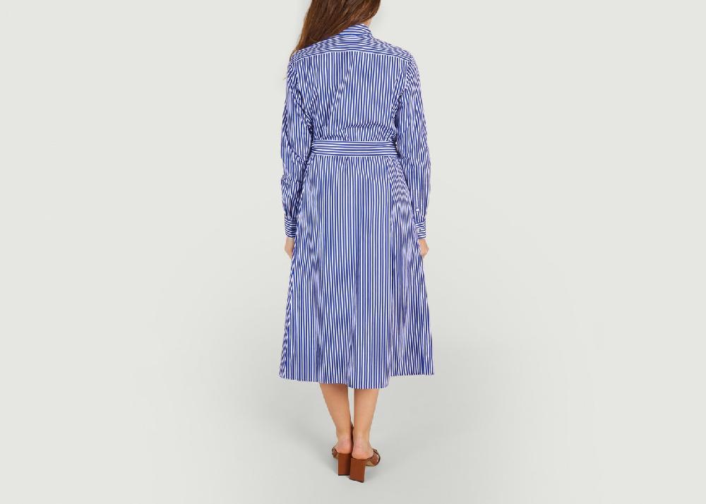 L'exception Robe Chemise Bleu Polo Ralph Lauren