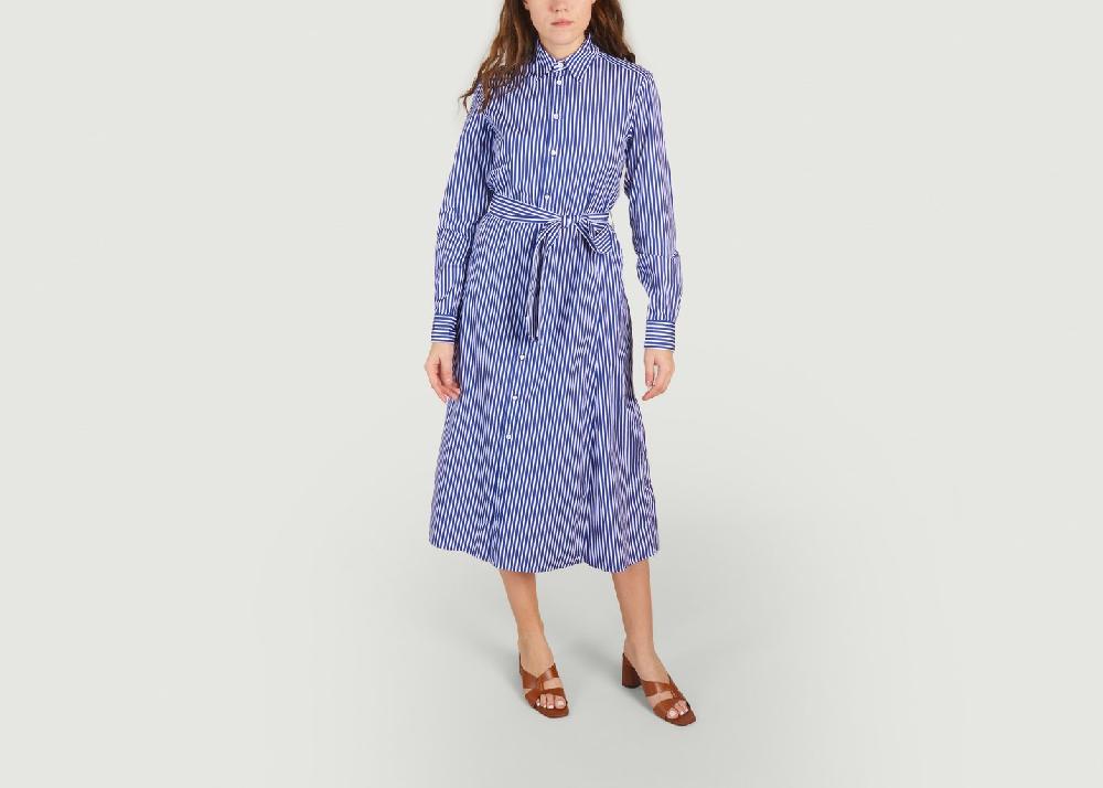 l'exception Robe chemise Bleu Polo Ralph Lauren