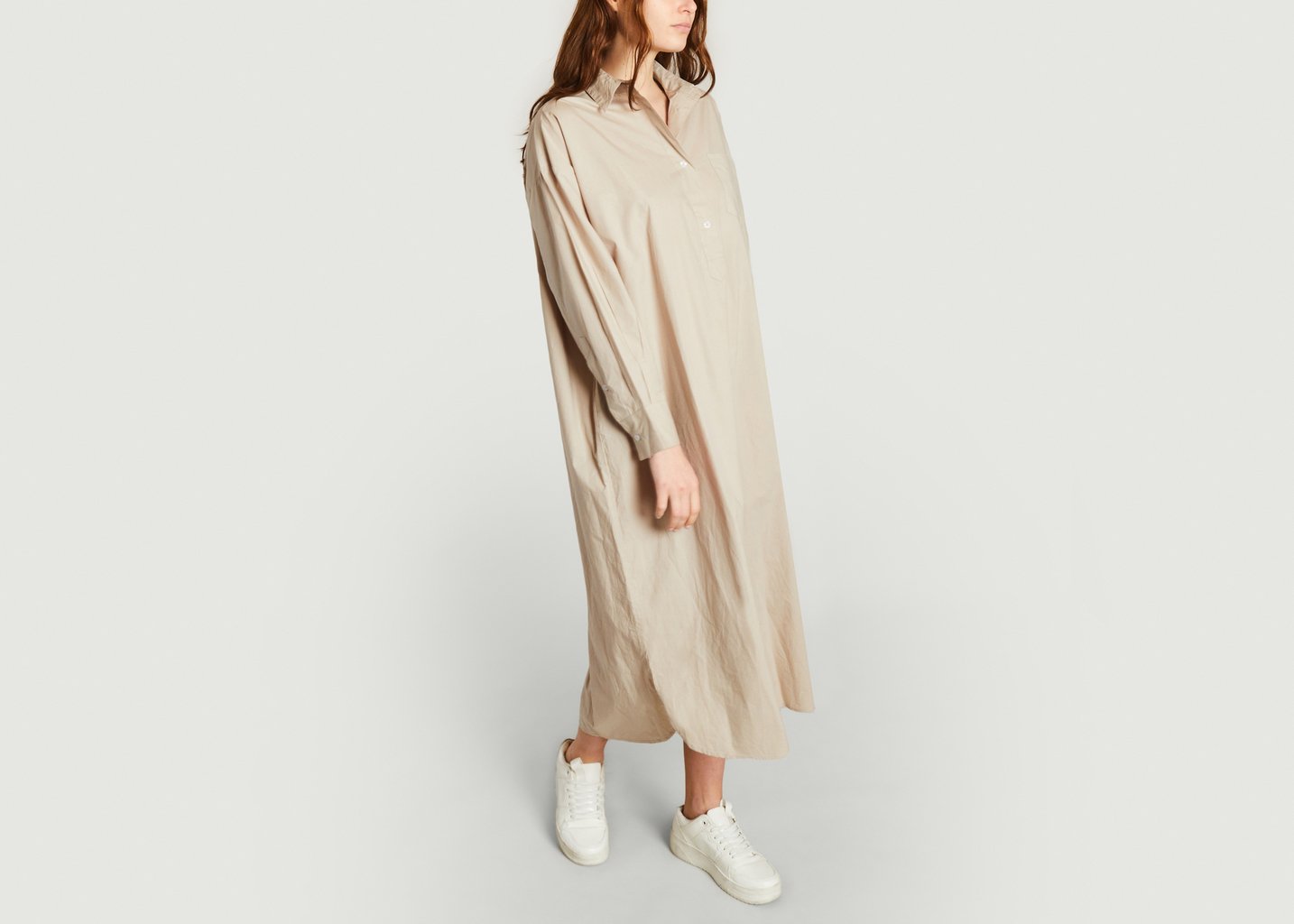 L'exception Robe Chemise Edgar Gris Skall Studio