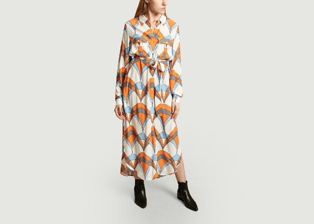 l'exception Robe Chemise Orange Essentiel Antwerp