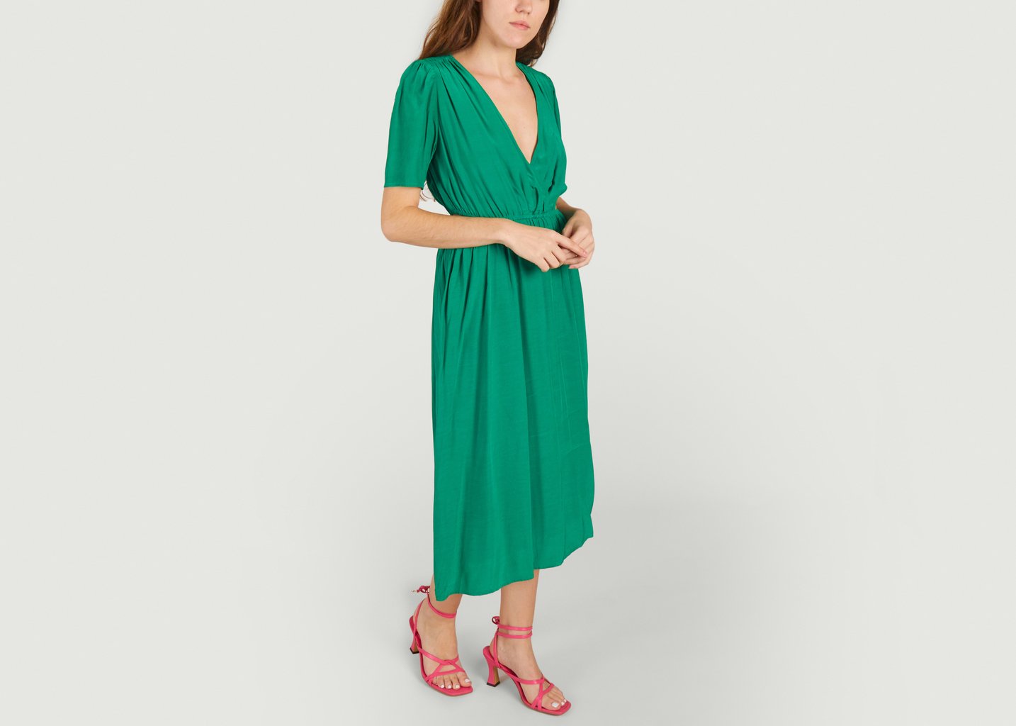 L'exception Robe Ciska Vert Suncoo