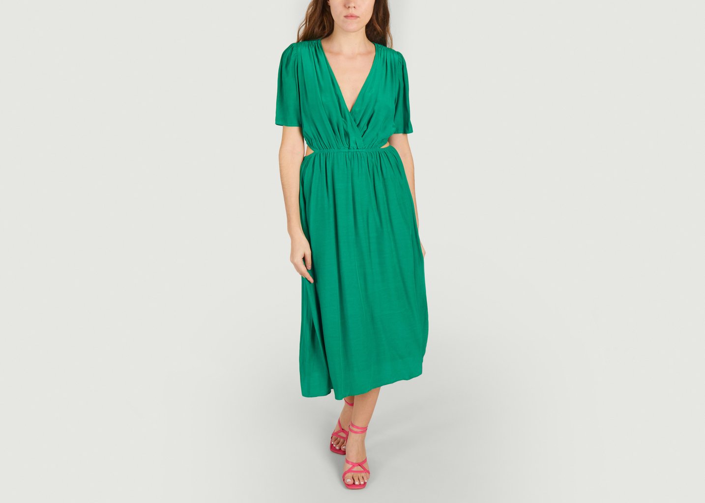 l'exception Robe Ciska Vert Suncoo