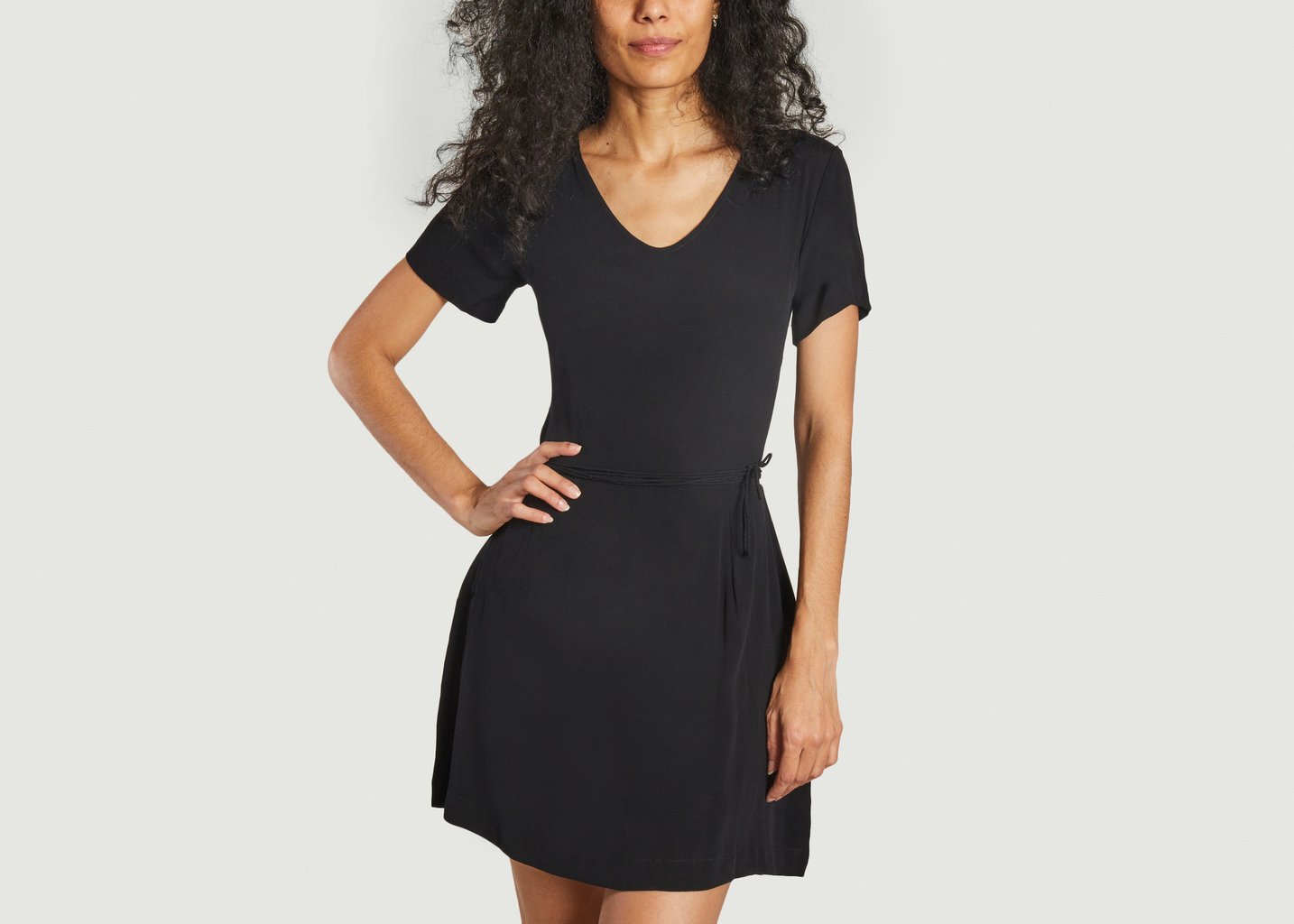 l'exception Robe courte Clara Noir Karma Koma