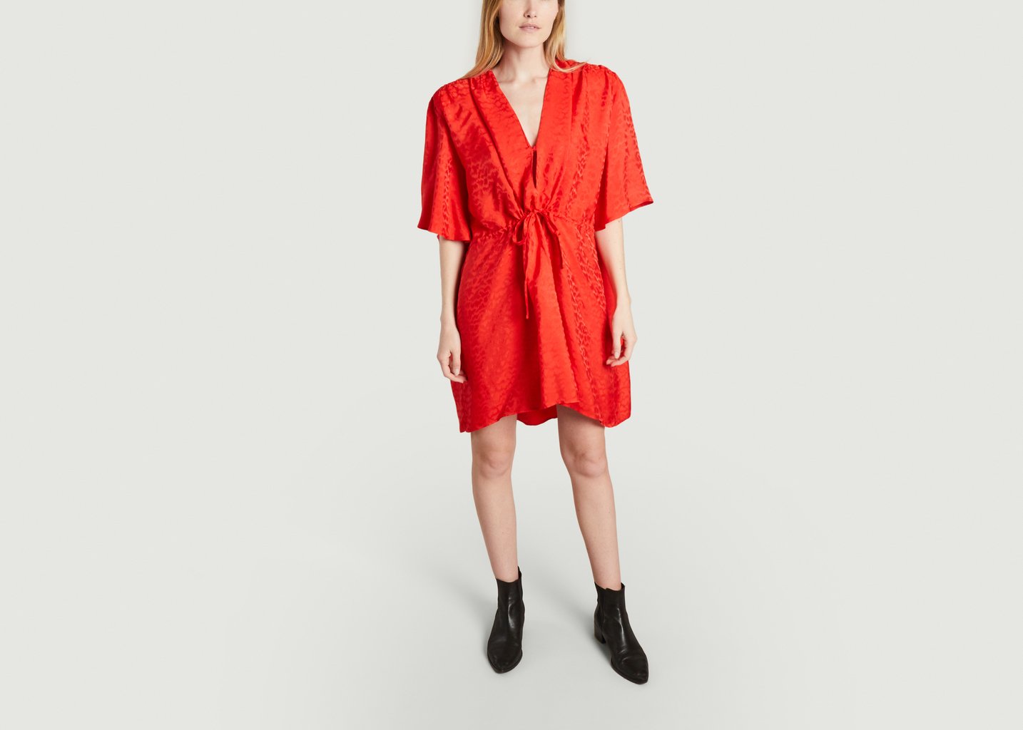 L'exception Robe Courte Joker Cloud Rouge Roseanna