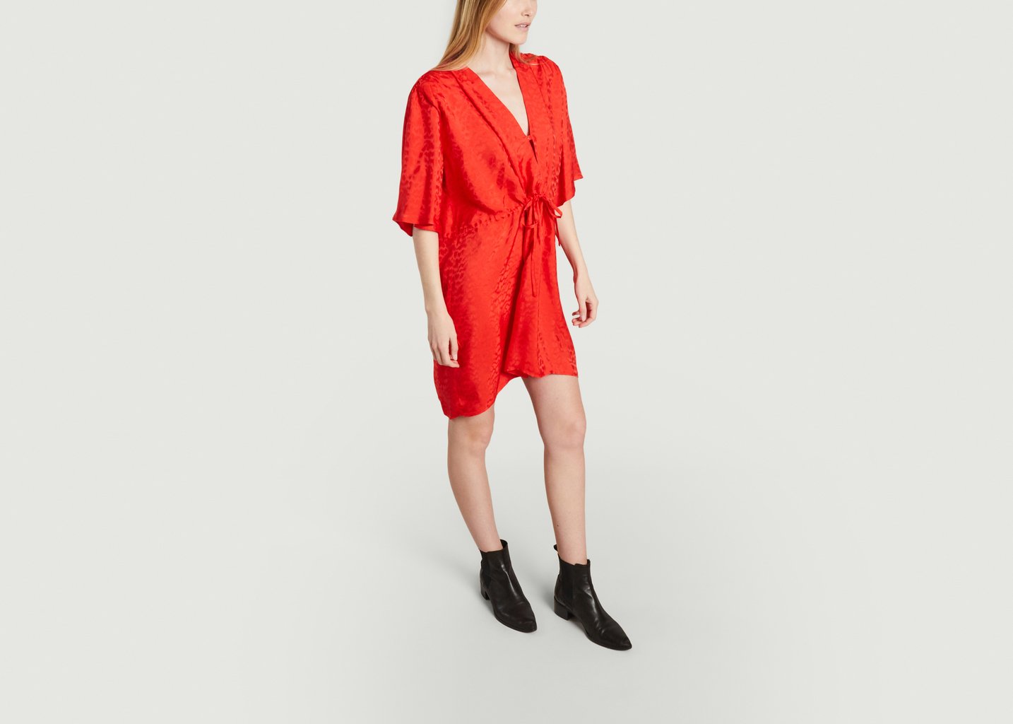 L'exception Robe Courte Joker Cloud Rouge Roseanna