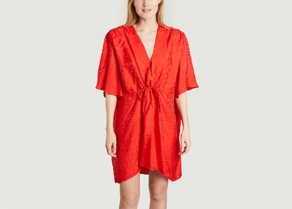 l'exception Robe courte Joker Cloud Rouge Roseanna