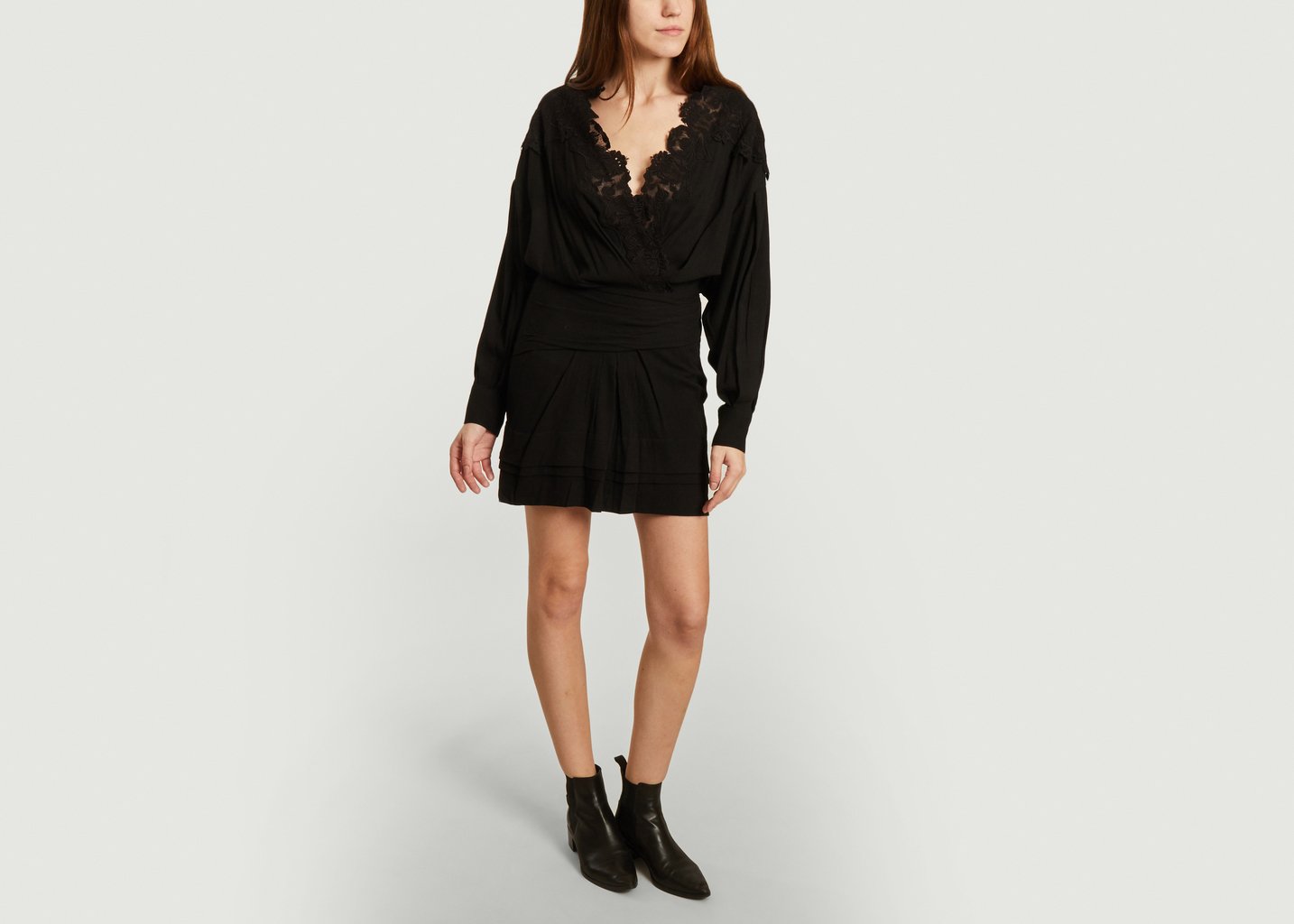 L'exception Robe Coya Noir IRO Paris