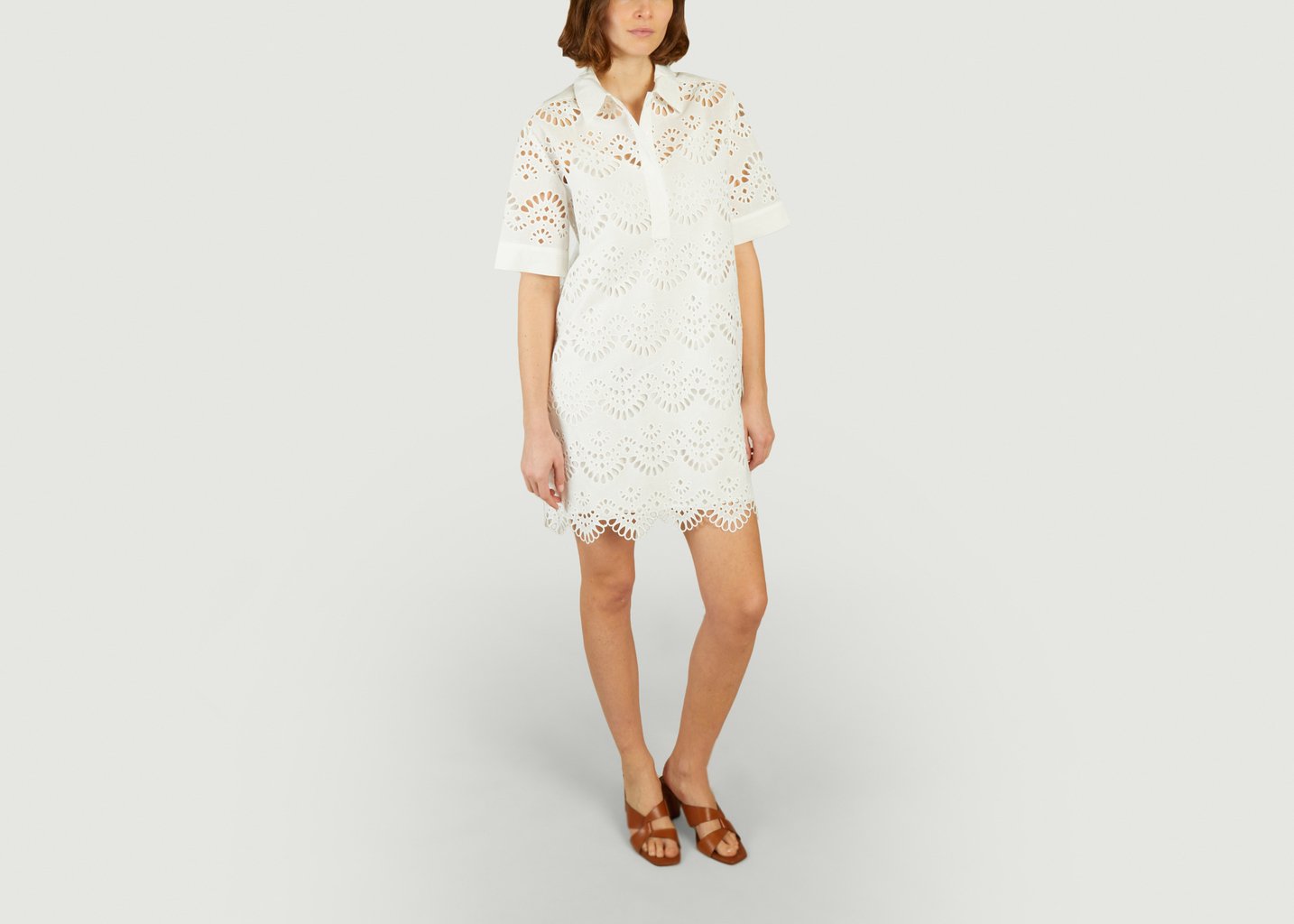 L'exception Robe Crest Blanc Suncoo