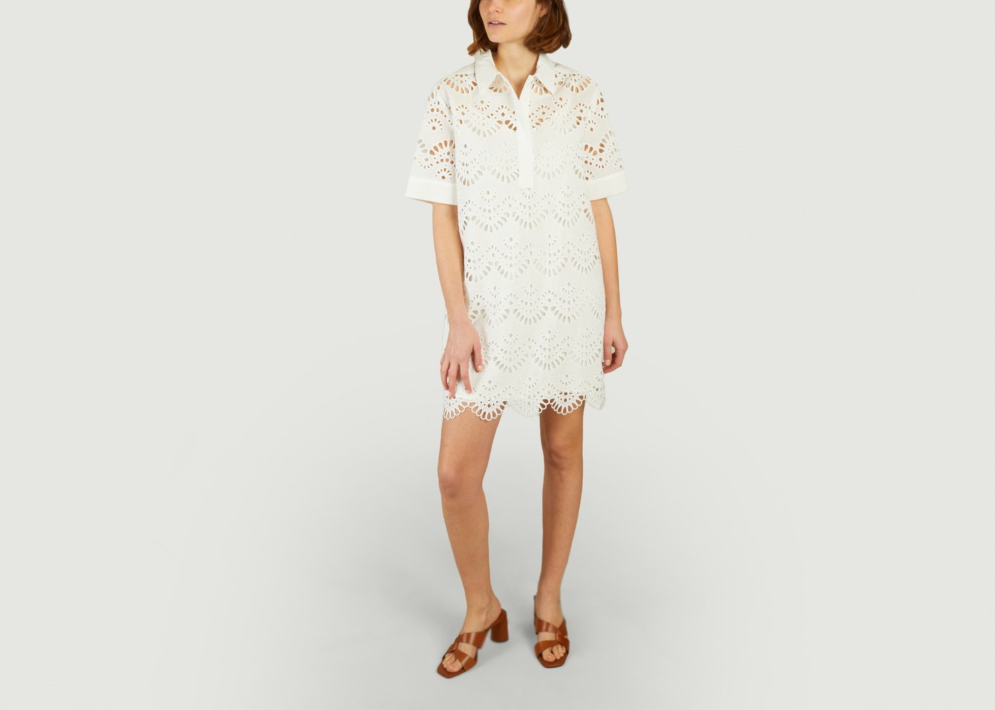 L'exception Robe Crest Blanc Suncoo