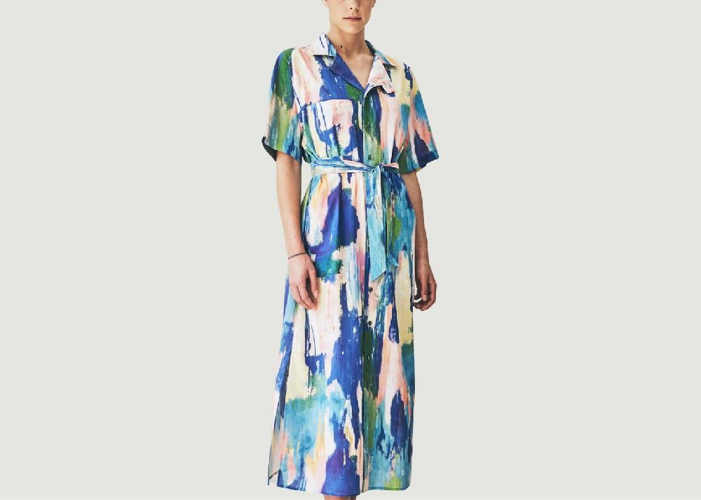 L'exception Robe Delta Imprimé Christine Phung