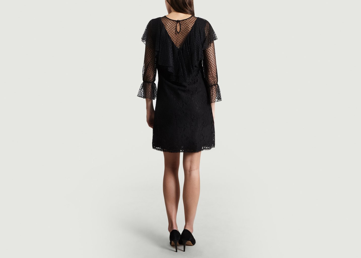 L'exception Robe En Dentelle Noir See By Chloé