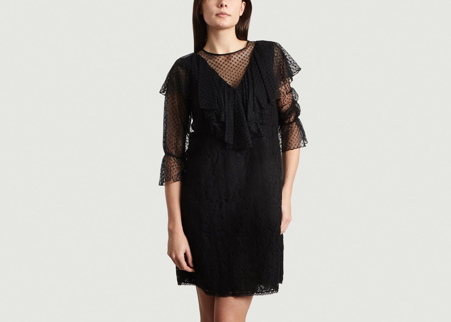 l'exception Robe en Dentelle Noir See by Chloé