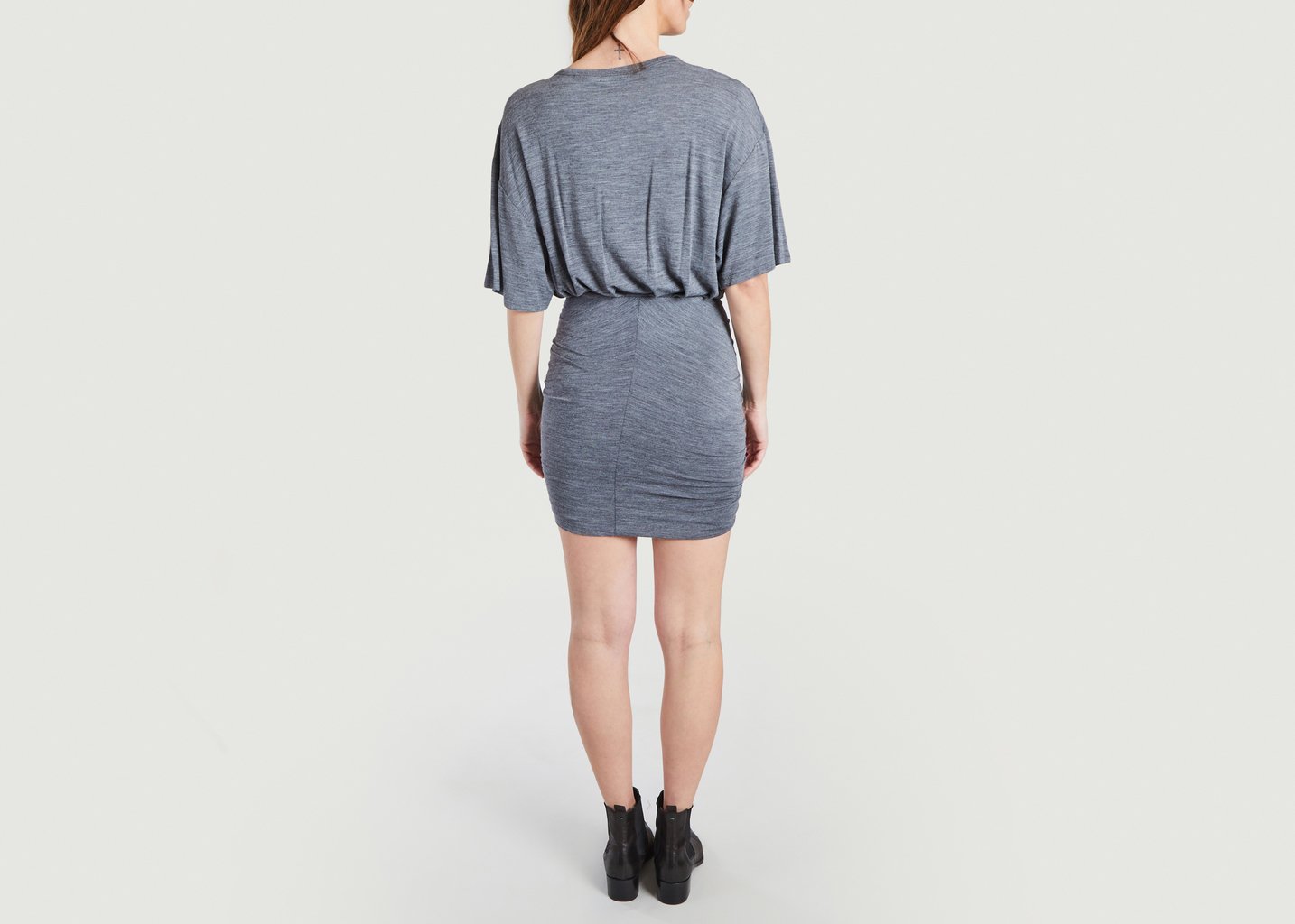 L'exception Robe En Jersey Speedy Gris IRO Paris