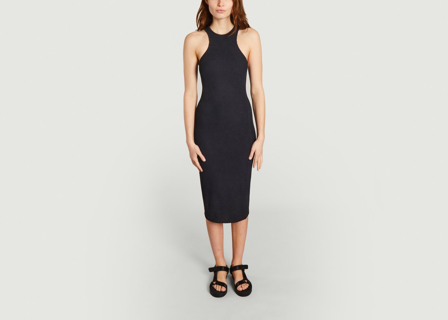 l'exception Robe Erin Noir Samsoe & Samsoe