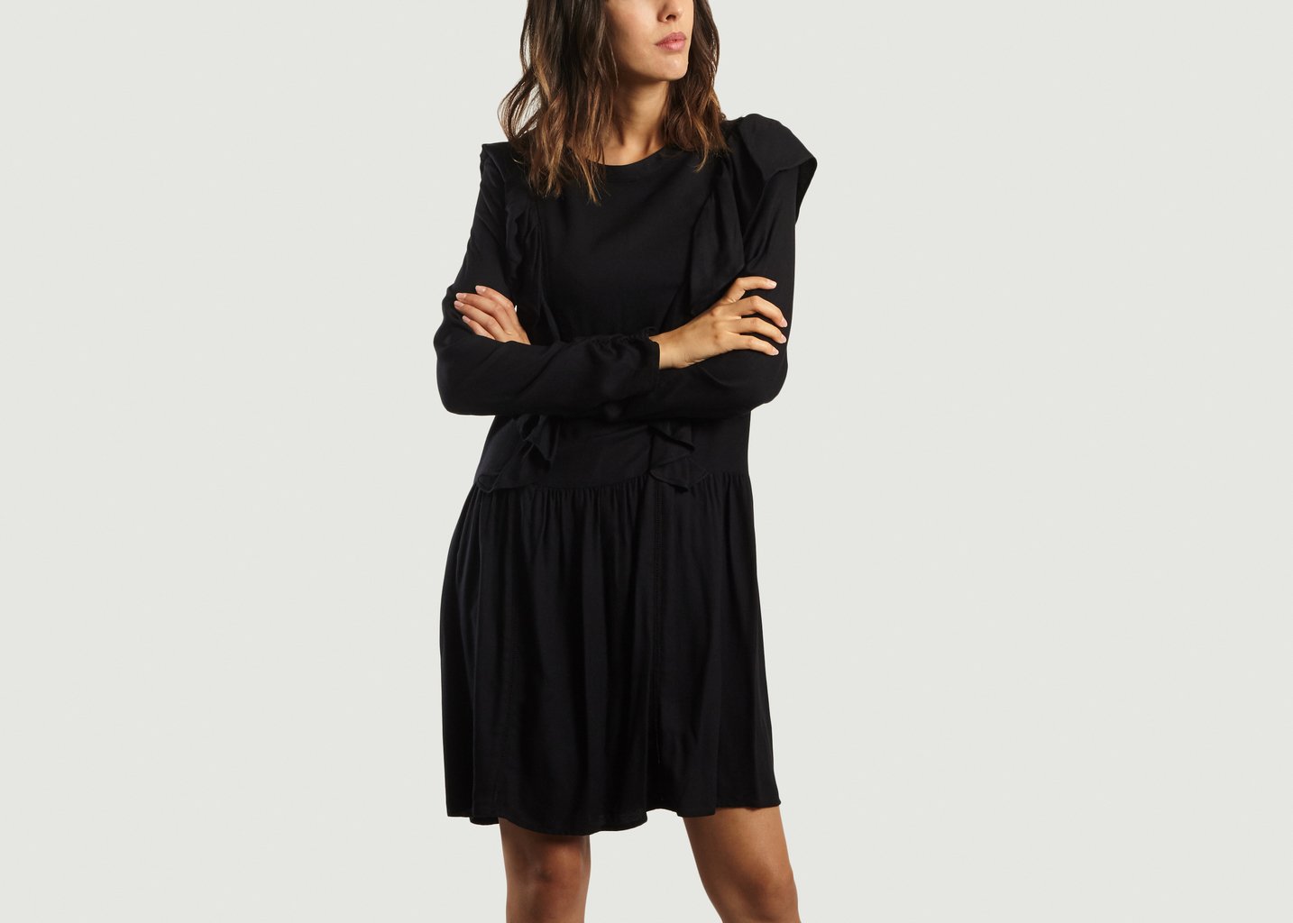 l'exception Robe France Noir My Sunday Morning