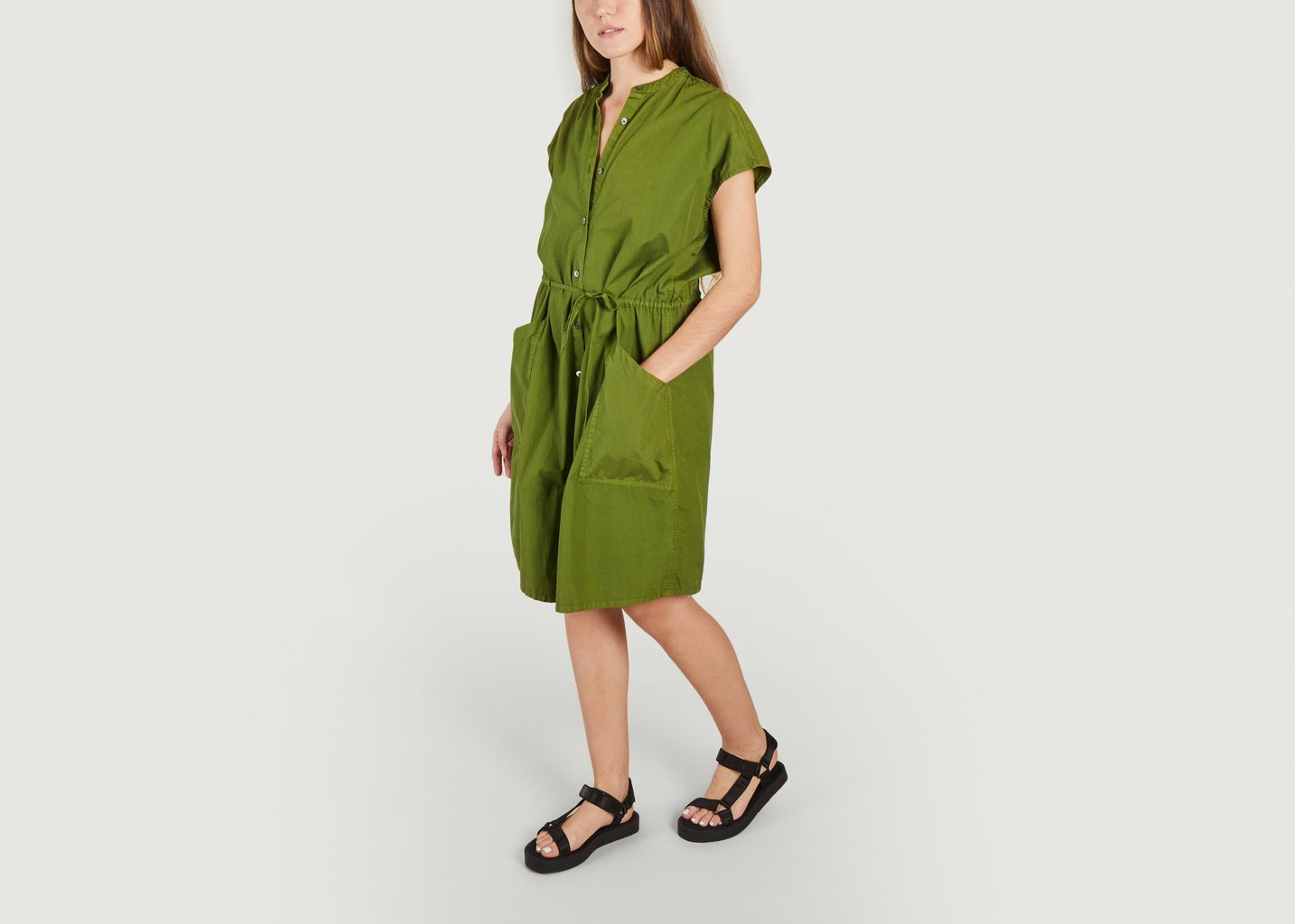 L'exception Robe Gaelle Khaki Bellerose