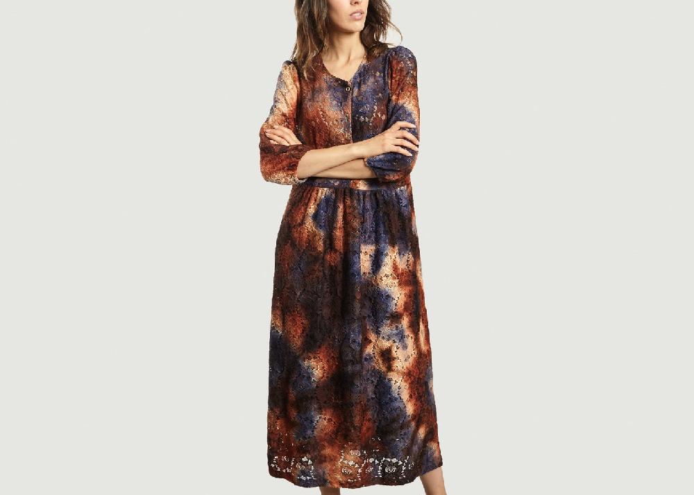 l'exception Robe Gelly Bleu Maison Olga