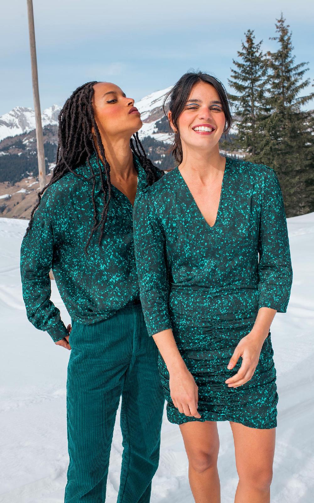 L'exception Robe Genna Zanga Emeraude Modetrotter