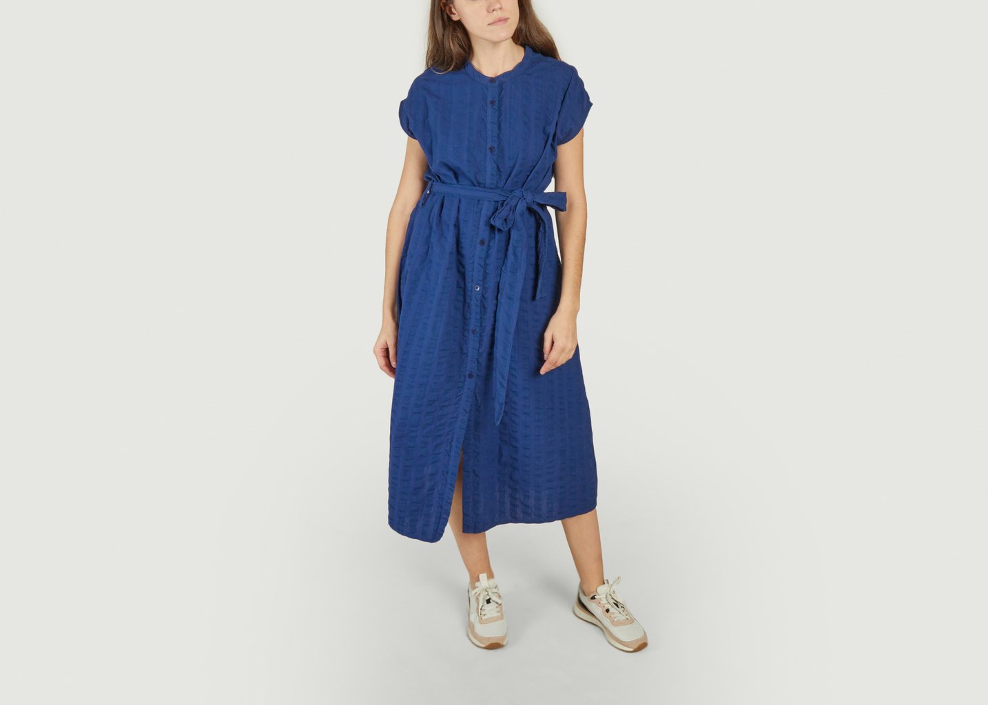 L'exception Robe Gretel Bleu Marine Thinking Mu