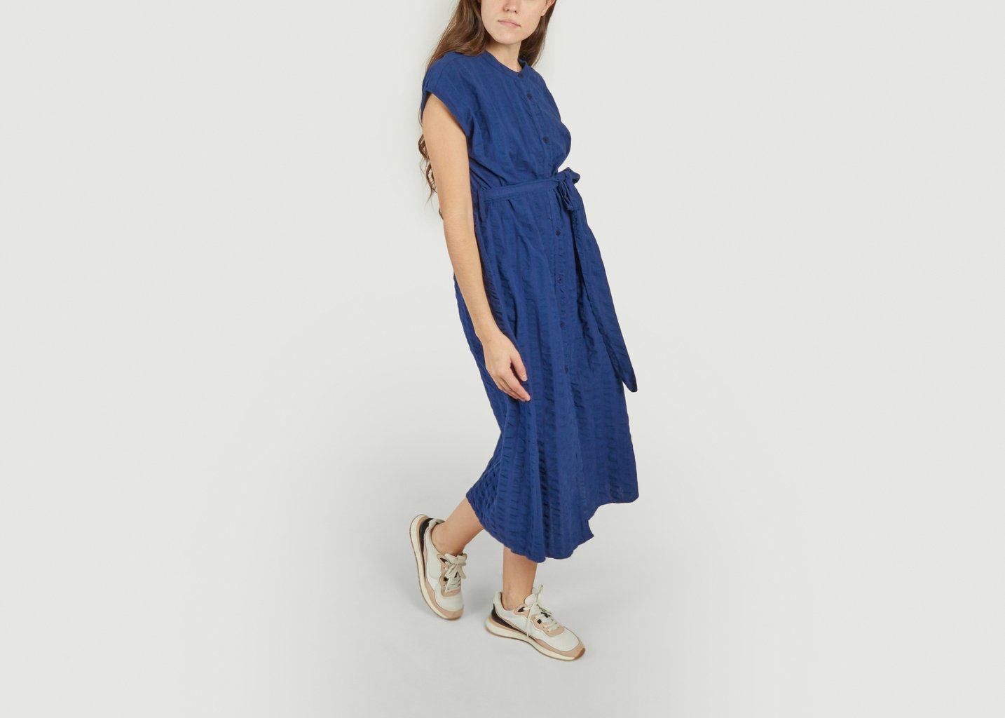 L'exception Robe Gretel Bleu Marine Thinking Mu