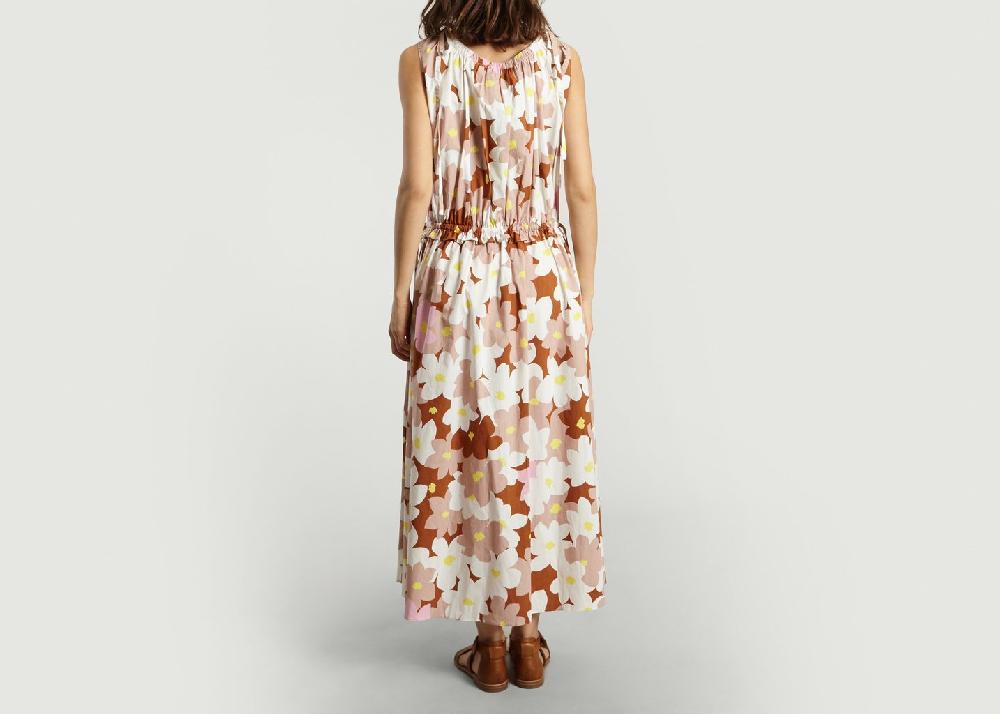 L'exception Robe Imprimé Floral Ecru Kenzo