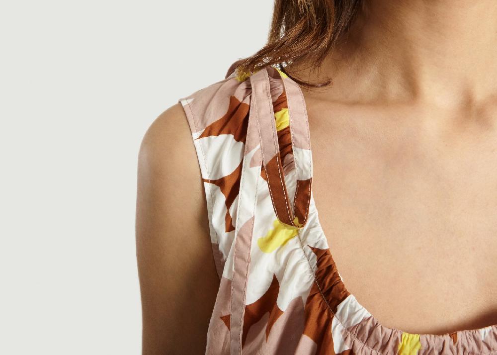 L'exception Robe Imprimé Floral Ecru Kenzo