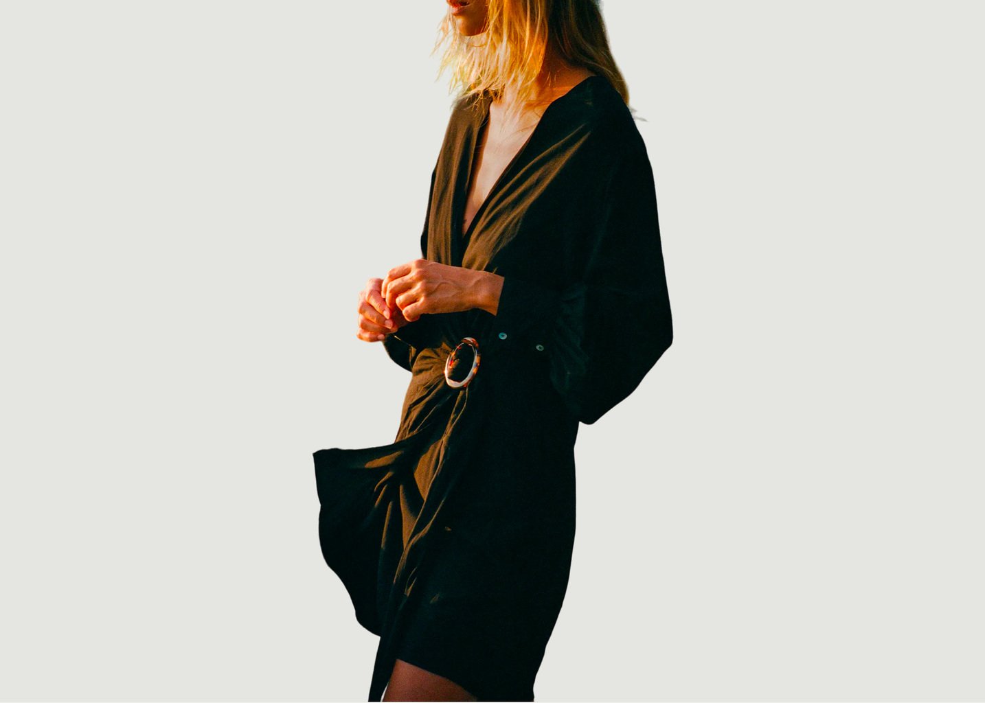 l'exception Robe Isabella Noir Nénés Paris