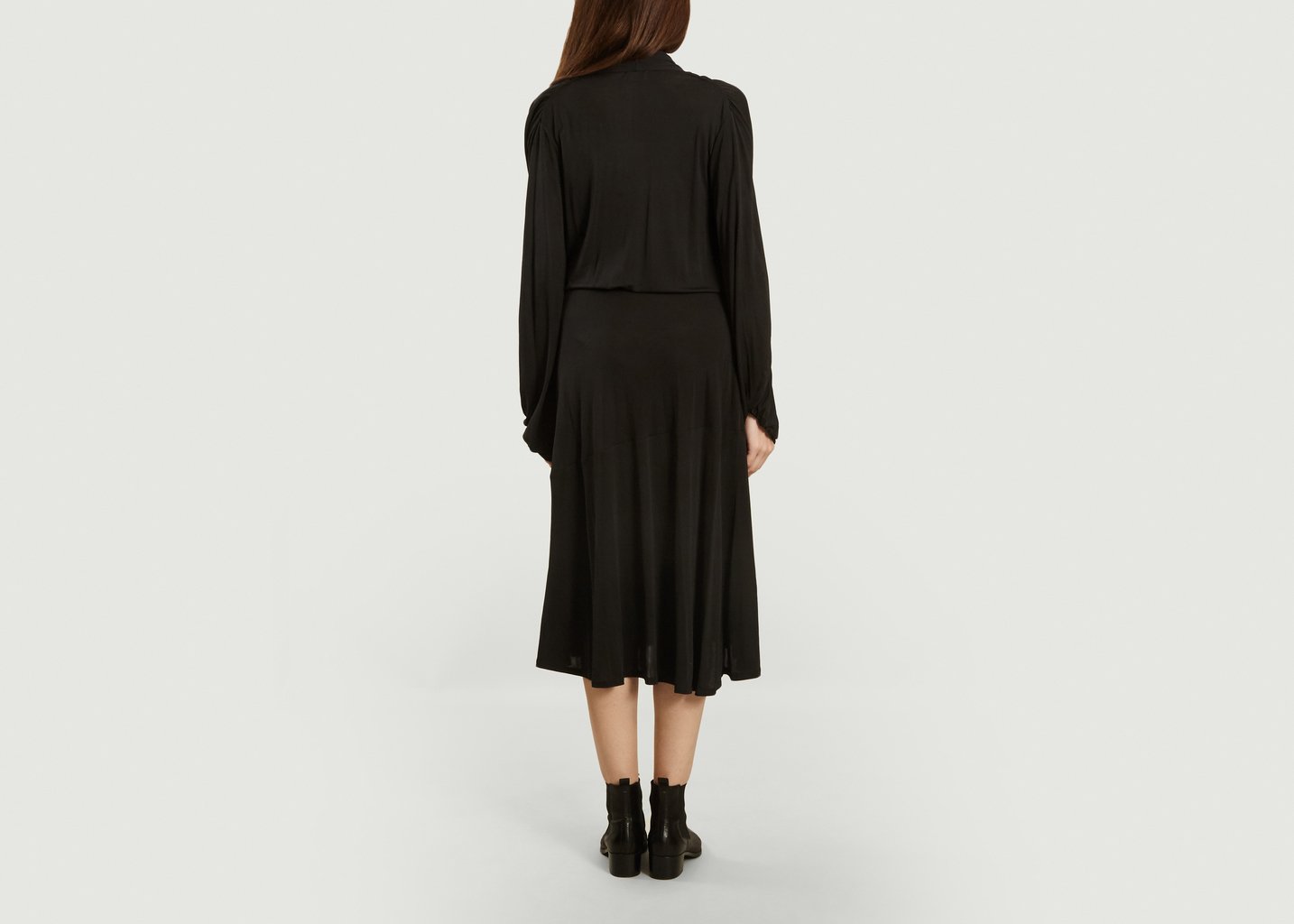 L'exception Robe Ismene Noir By Malene Birger