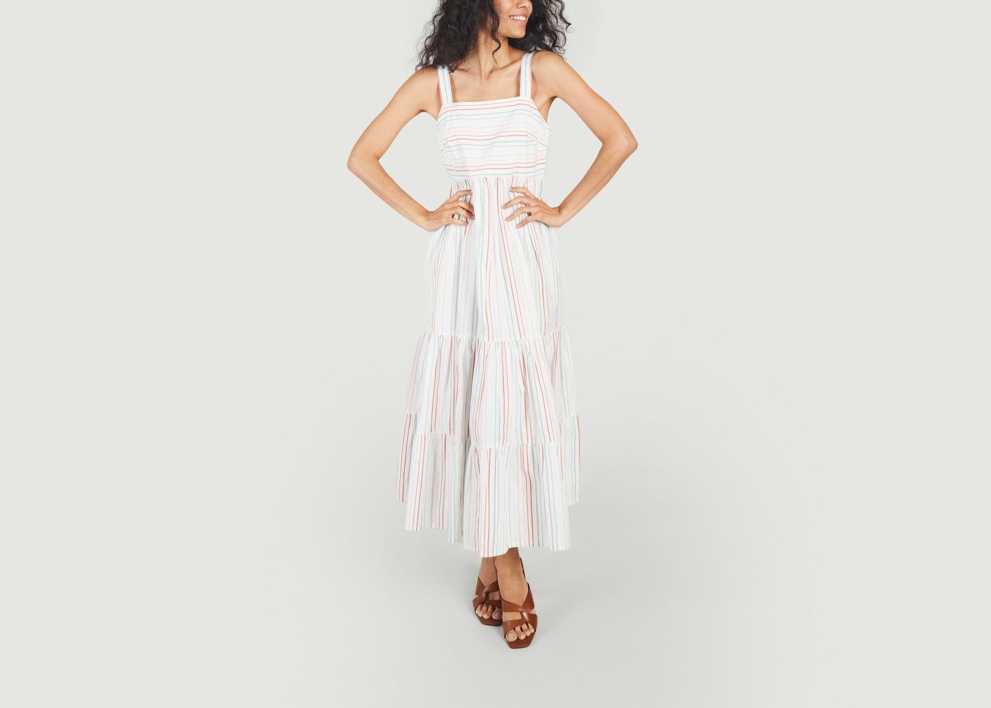 L'exception Robe Léa Rayée Multicolore People Tree