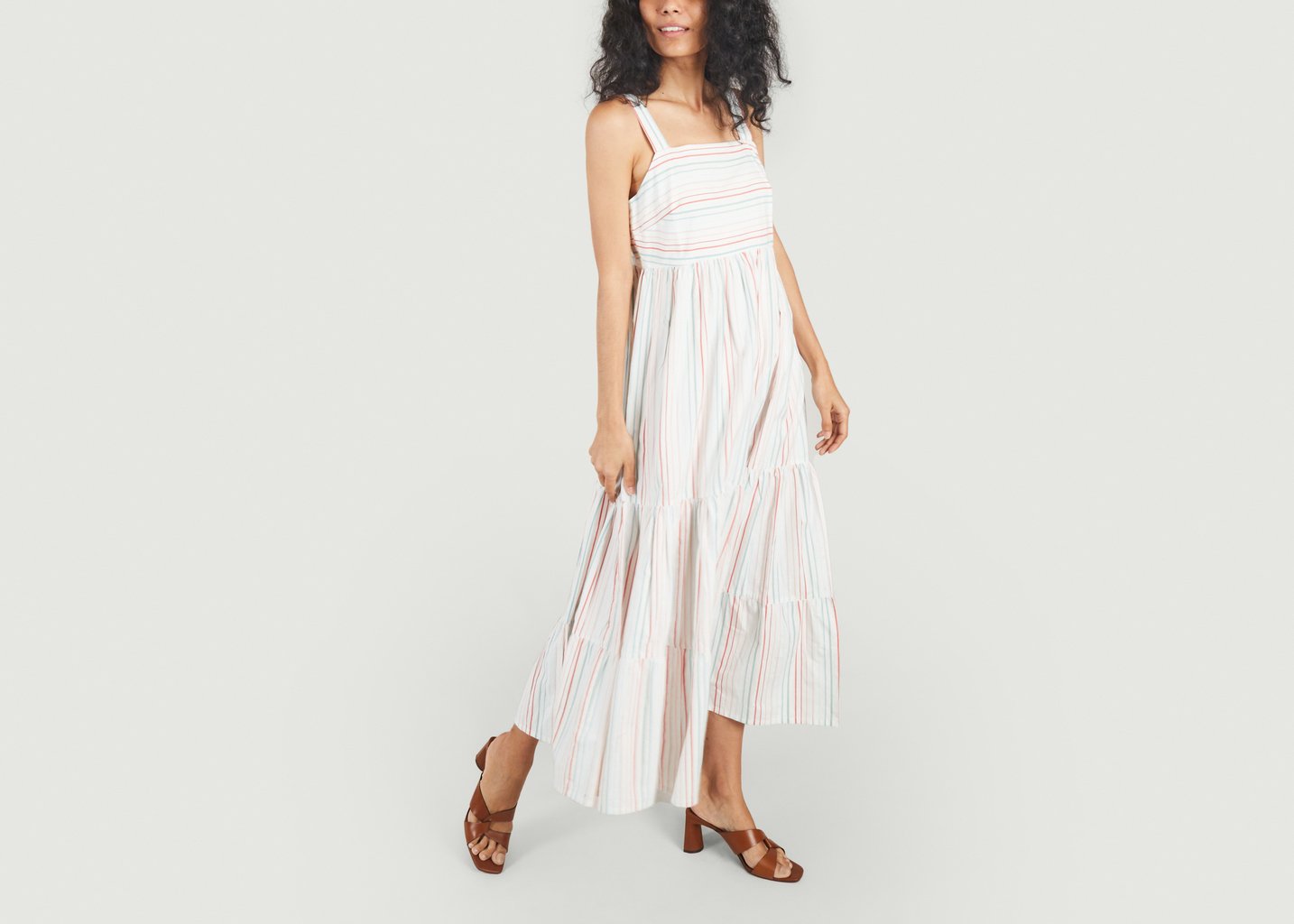 L'exception Robe Léa Rayée Multicolore People Tree