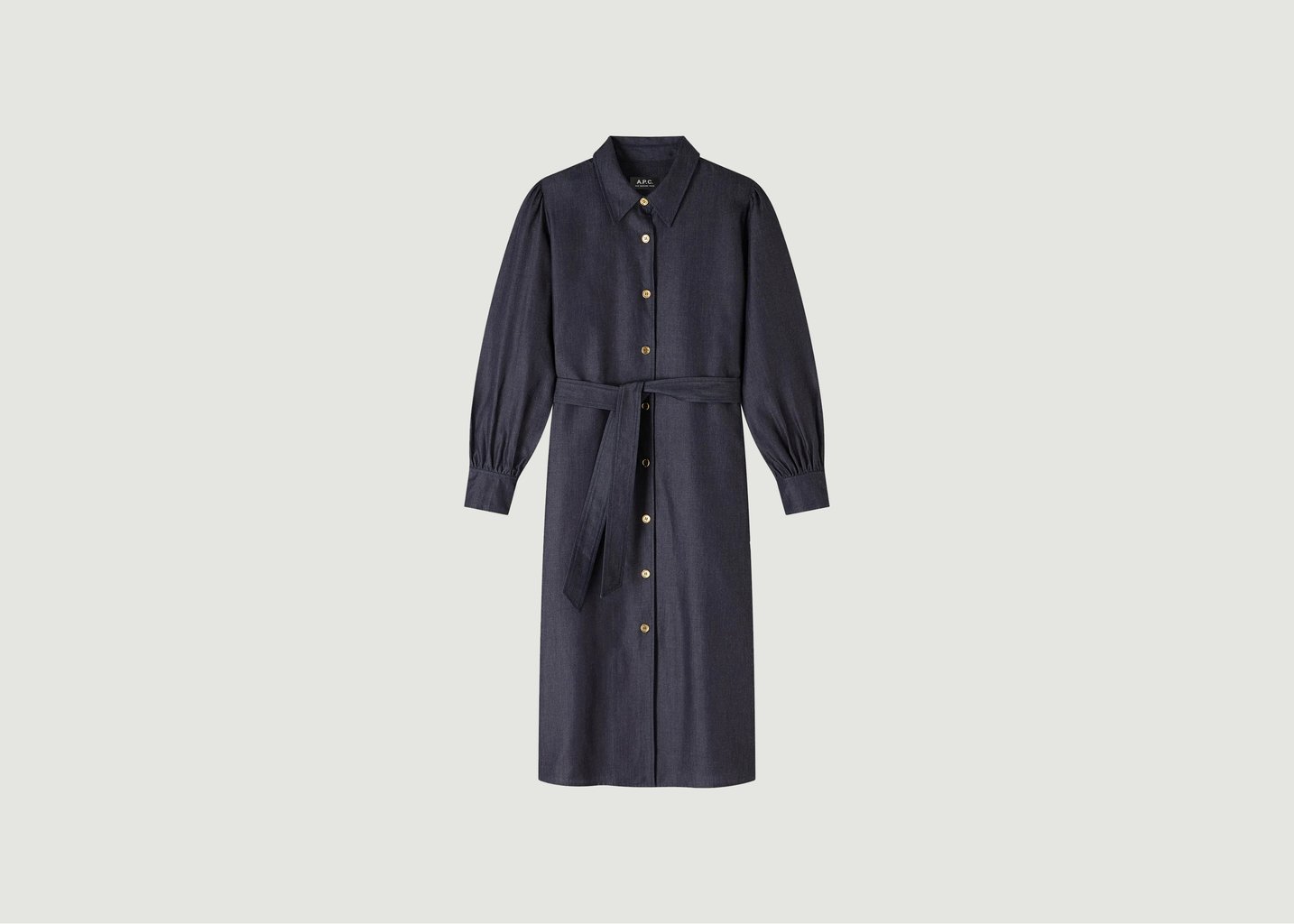l'exception Robe Liane Bleu Marine APC Paris