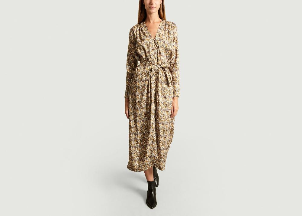 L'exception Robe Mercy Hendrix Ocre Roseanna