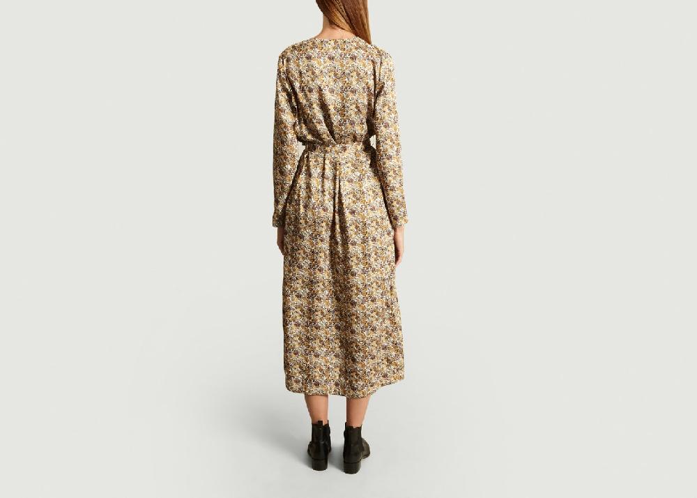 L'exception Robe Mercy Hendrix Ocre Roseanna