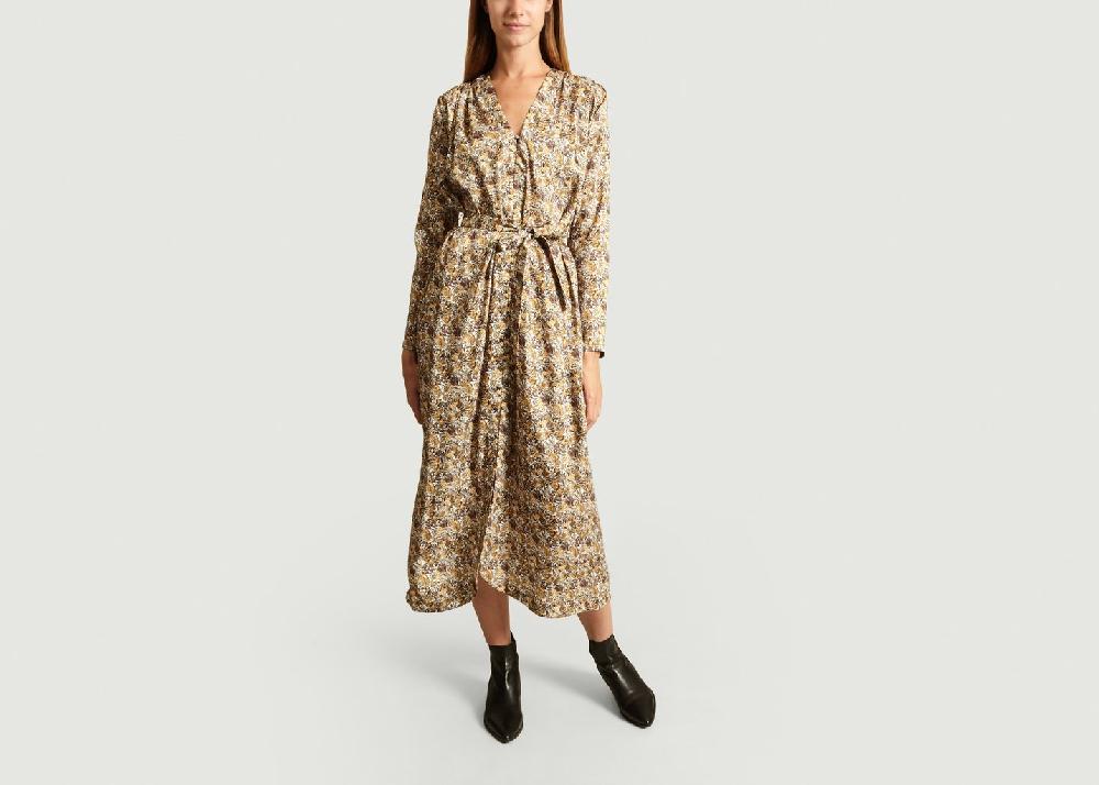 l'exception Robe Mercy Hendrix Ocre Roseanna