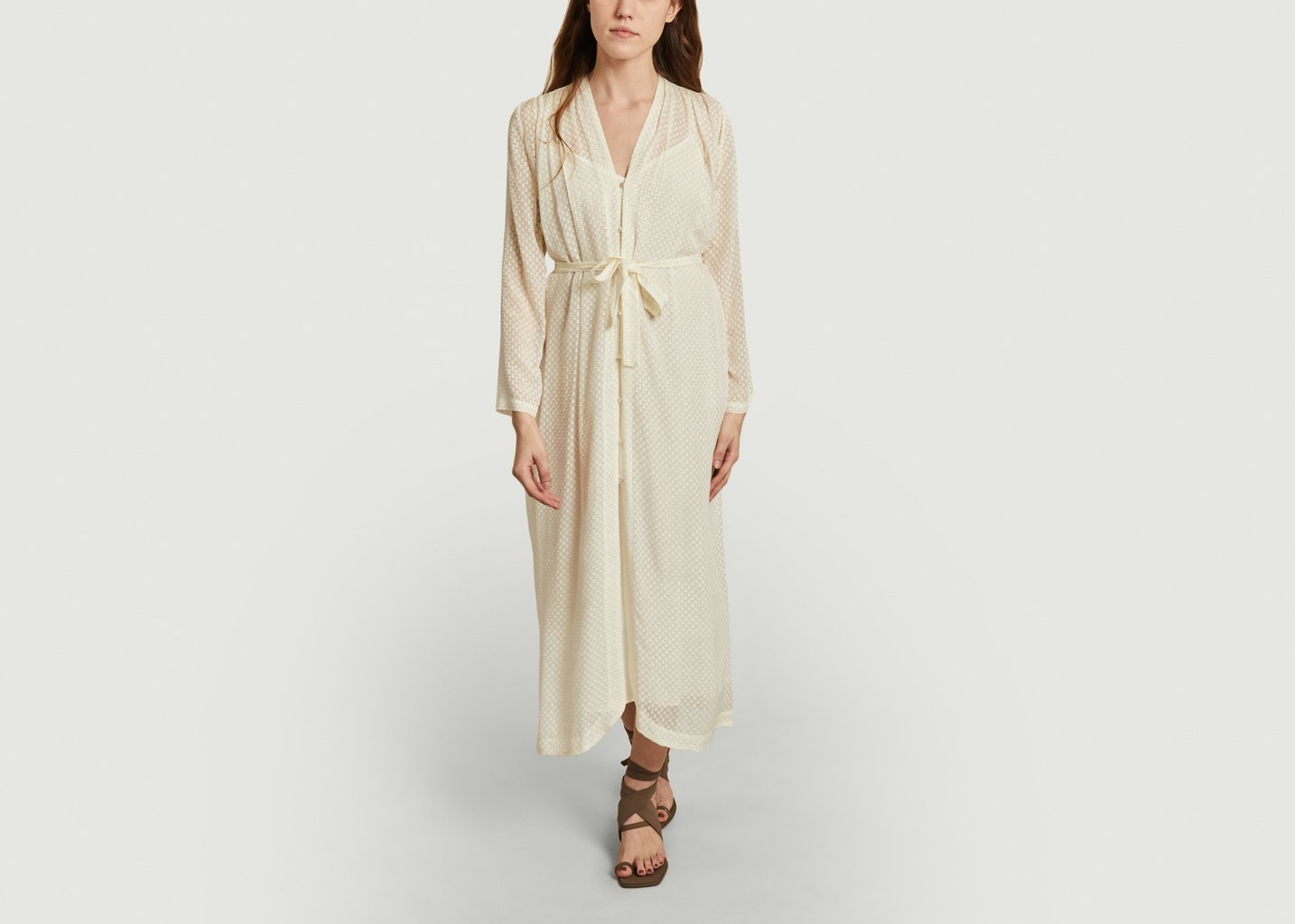 l'exception Robe Mercy Ivoire Roseanna
